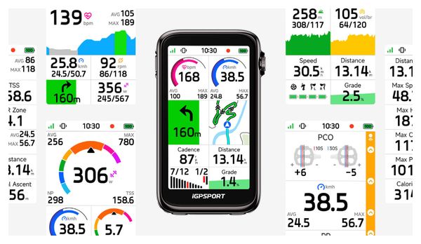 iGPSport BiNavi Ultra Black GPS Bike Computer