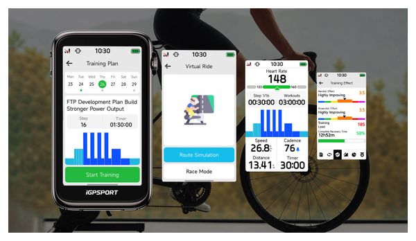 iGPSport BiNavi Ultra Black GPS Bike Computer
