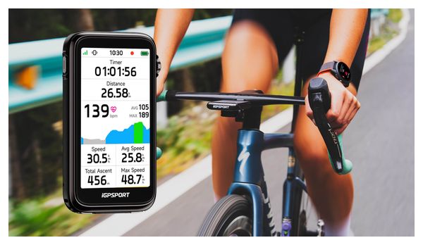 iGPSport BiNavi Ultra Black GPS Bike Computer