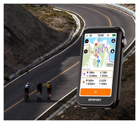 iGPSport BiNavi Ultra Black GPS Bike Computer