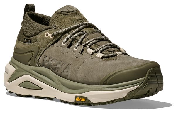 Zapatillas de montaña Hoka Kaha 3 Low GTX Caqui para hombre