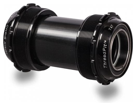 Chris King Threadfit T47 24x 68 / 73mm Bottom Bracket Matte Jet Black