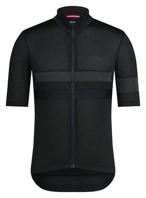 Rapha Brevet Lightweight Jersey Kurzarm Trikot Schwarz Herren