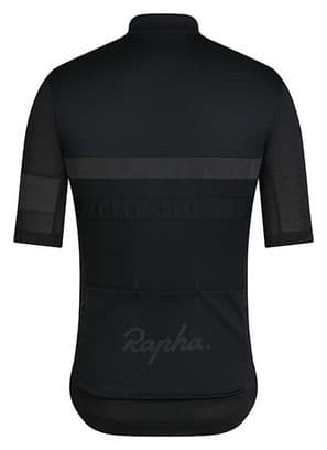 Rapha Brevet Lightweight Jersey Kurzarm Trikot Schwarz Herren