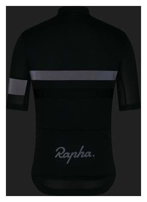 Rapha Brevet Lightweight Jersey Kurzarm Trikot Schwarz Herren