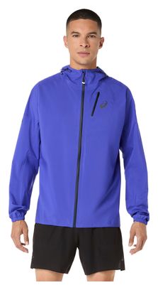 Chaqueta impermeable Asics Fujitrail Elite violeta para hombre