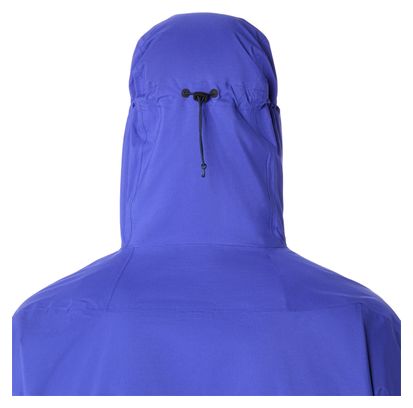 Chaqueta impermeable Asics Fujitrail Elite violeta para hombre