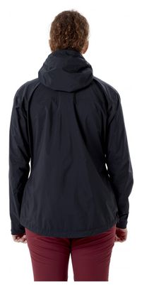 RAB Downpour Plus 2.0 Donna Giacca Impermeabile Nero