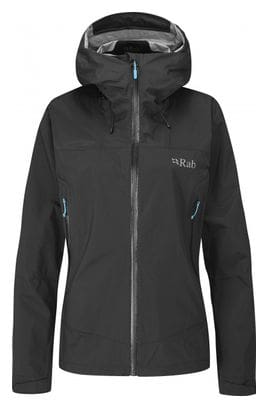 RAB Downpour Plus 2.0 Women's Waterproof Jacket Black
