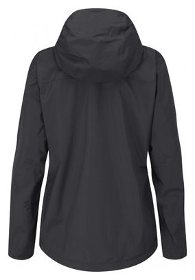 RAB Downpour Plus 2.0 Donna Giacca Impermeabile Nero
