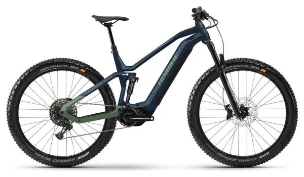 Haibike All-Suspended Electric Mountain Bike 9 29 Sram NX 12V 720 Wh 29'' Blue / Olive Green 2023