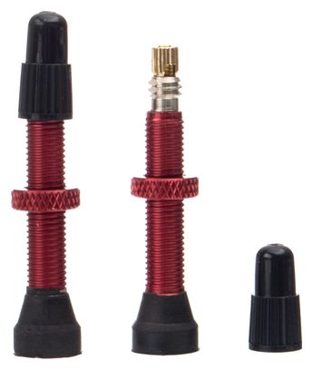 Paire de Valves Tubeless Neatt Presta Rouge