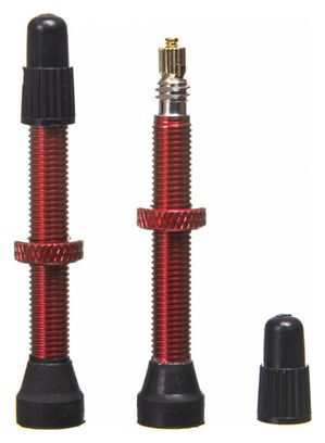 Paire de Valves Tubeless Neatt Presta Rouge