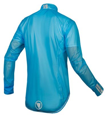 Veste Imperméable Endura FS260-Pro Adrenaline Race Cape II Bleu Fluo