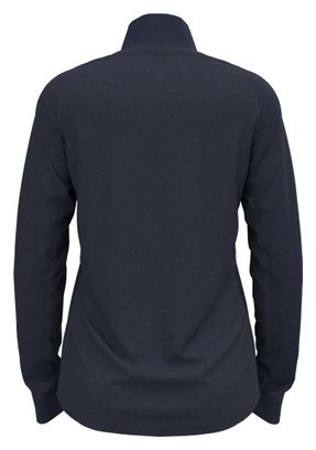 Damen Odlo 1/2 Zip Berra Langarmtrikot Dunkelblau