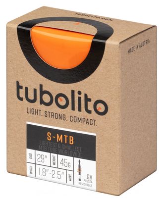 Chambre à Air Allégée Tubolito S-Tubo MTB 29'' Presta 42 mm Amovible