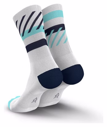 Incylence Disrupts Running Socks White Blue