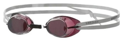 Speedo Swedish Schwimmbrille Rot / Grau