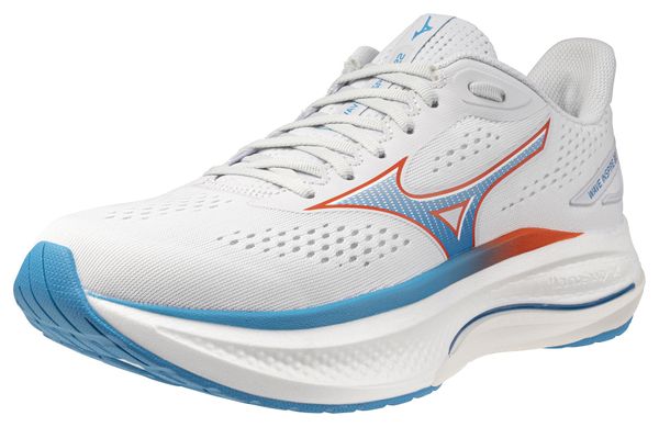 Mizuno Wave Inspire 22 hardloopschoenen Wit/Blauw/Rood voor heren