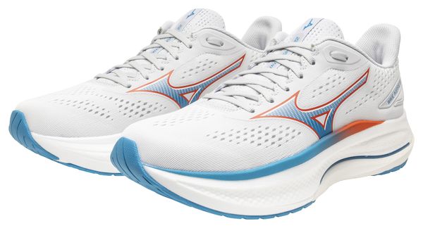Mizuno Wave Inspire 22 hardloopschoenen Wit/Blauw/Rood voor heren