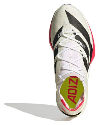 adidas Adizero Prime X3 Strung Running Shoes, White/Red, Unisex