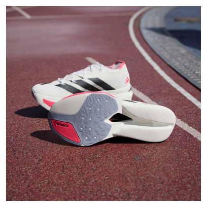 adidas Adizero Prime X3 Strung Running Shoes, White/Red, Unisex