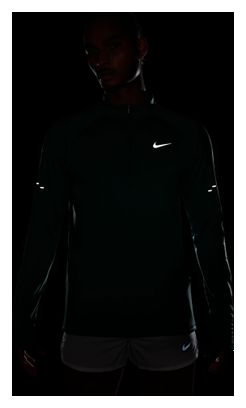 Nike Stride Groen Heren 1/2 Zip Thermo Top