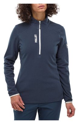 Women's Millet Ubic Lightgrid 1/2 Zip Fleece Blue