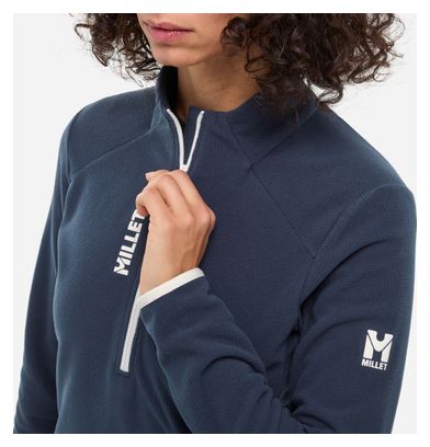 Women's Millet Ubic Lightgrid 1/2 Zip Fleece Blue