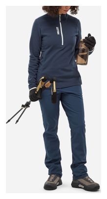 Women's Millet Ubic Lightgrid 1/2 Zip Fleece Blue