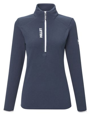 Women's Millet Ubic Lightgrid 1/2 Zip Fleece Blue