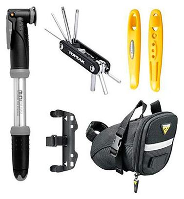 TOPEAK Deluxe Kit Alforjas + Herramientas Negro