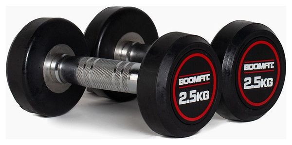 Haltères Ronds de Musculation 2 5Kg (Paire)  - BOOMFIT