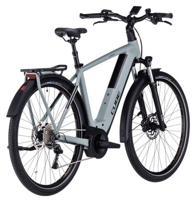 Cube Katmandú Híbrida One 750 Bicicleta Eléctrica de Ciudad Shimano Deore 10S 750 Wh 700 mm Gris Pantano Verde 2023