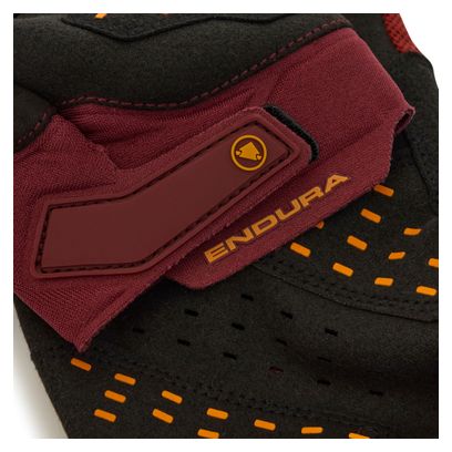 Guantes largos Endura Singletrack II Rojo
