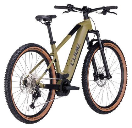 Cube Reaction Hybrid Race 750 Electric Hardtail MTB Shimano Deore/XT 12S 750 Wh 29'' Olive Green 2023