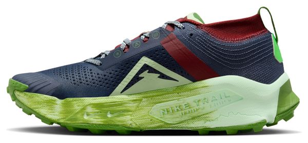 Zapatillas Nike ZoomX Zegama Trail Running Azul Verde