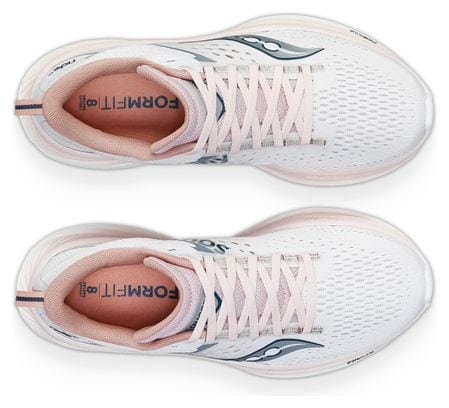 Chaussures de Running Femme Saucony Ride 17 Blanc Rose 40.1/2