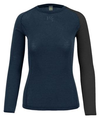 Karpos Dinamico Merino 130 Women's Blue/Black Thermal Long Sleeve Shirt