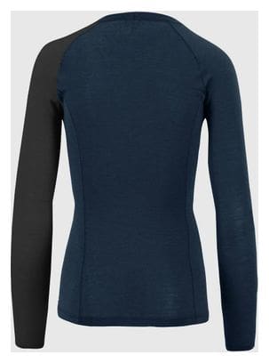 Karpos Dinamico Merino 130 Women's Blue/Black Thermal Long Sleeve Shirt