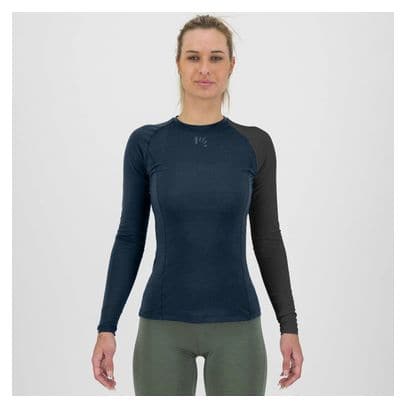 Karpos Dinamico Merino 130 Women's Blue/Black Thermal Long Sleeve Shirt