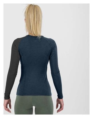 Karpos Dinamico Merino 130 Women's Blue/Black Thermal Long Sleeve Shirt