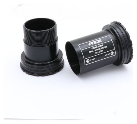 Caja de pedalier <p>Pride Racing BB386 Interlock</p>Cerámica Negra