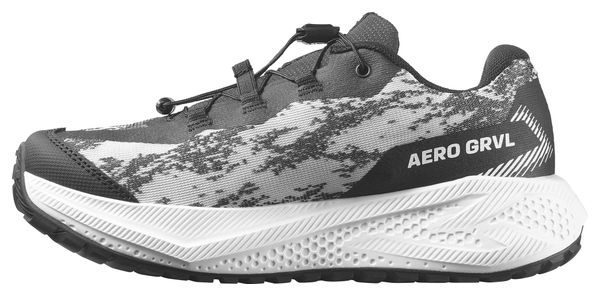 Salomon Aero GRVL hardloopschoenen zwart/wit voor kinderen