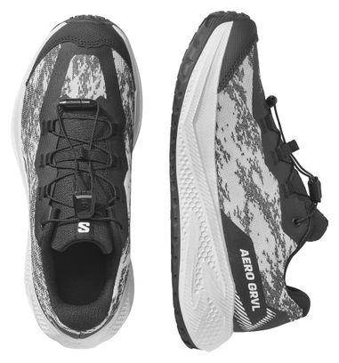 Salomon Aero GRVL hardloopschoenen zwart/wit voor kinderen