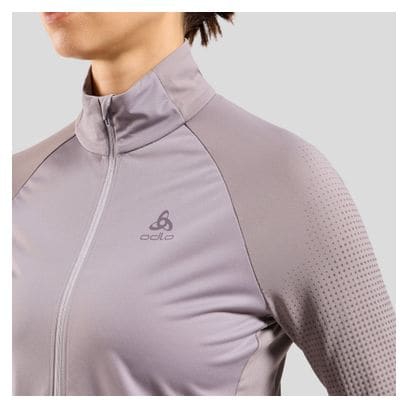 Odlo Zeroweight Warm 2.0 Grey Women's Hybrid Running Jacket