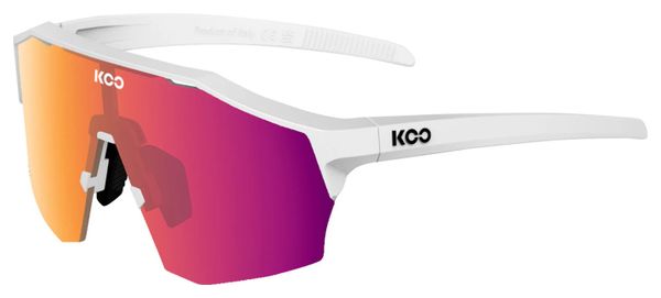 Koo Alibi Photochrome Sonnenbrille White Matt/Fuchsia