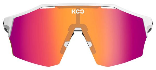 Koo Alibi Photochrome Sonnenbrille White Matt/Fuchsia