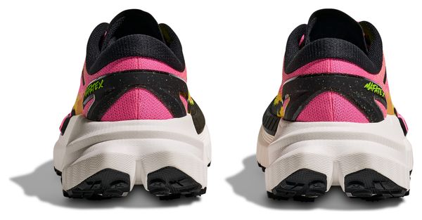 Women's Hoka Mafate X Yellow/Rose Trail Shoes