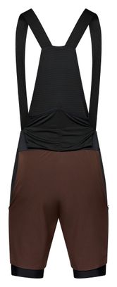 Cuissard Court à Bretelles Fox Flexair Ascent Cargo Marron